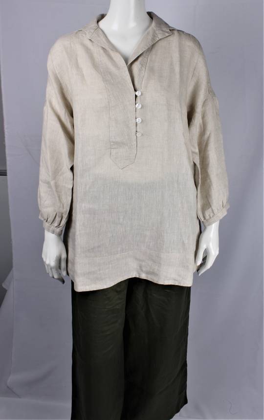 Alice & Lily pure linen shirt natural STYLE :AL/507